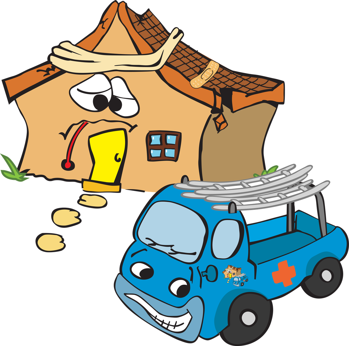 Roofs to Remedy — our little house and truck
